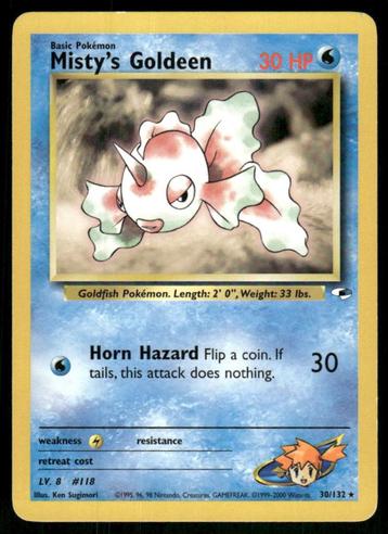 Misty's Goldeen 30/132 - Gym Heroes (EX) beschikbaar voor biedingen