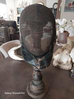 Zwart Stoer Schermmasker (evtmet standaar)LandelijkBrocante, Antiek en Kunst, Ophalen of Verzenden
