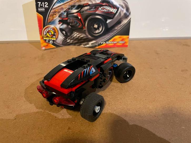 Lego Racers Fire Spinner 360 (set 8669) - Met Boekje, Kinderen en Baby's, Speelgoed | Duplo en Lego, Gebruikt, Lego, Complete set