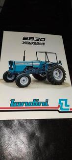 Landini 6830 trekker folder oldtimer traktor, Ophalen of Verzenden, Zo goed als nieuw