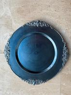 Onderborden, zilverkleurig, kunststof, 12 stuks, Overige materialen, Ophalen of Verzenden, Zo goed als nieuw, Bord(en)