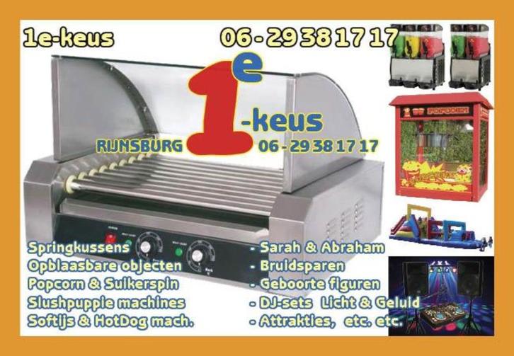 Huur een HOTDOGMACHINE, HotDogGrill tot 30 worsten tegelijk, Hobby en Vrije tijd, Feestartikelen | Verhuur, Zo goed als nieuw