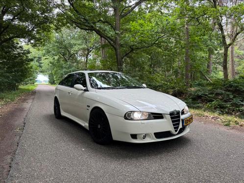 Alfa Romeo 156 1.8 Twin Spark Sportwagon 2004 Wit, Auto's, Alfa Romeo, Bedrijf, Airbags, Airconditioning, Centrale vergrendeling