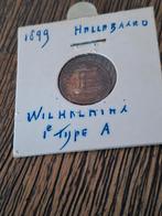 Oude 1 cent munt uit 1899. 1e type A. In houdertje, Postzegels en Munten, Munten | Nederland, Ophalen of Verzenden, Koningin Wilhelmina
