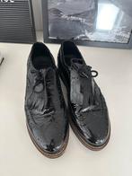Manfield dames schoenen zwart lak leer maat 40, Kleding | Dames, Manfield, Ophalen of Verzenden, Instappers, Zo goed als nieuw