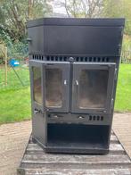 Houtkachel met (pizza)oven en houtvak, Ophalen, Gebruikt, Houtkachel, Vrijstaand