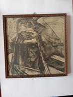 Prent Jan Toorop, 1920, ingelijst., Antiek en Kunst, Ophalen of Verzenden
