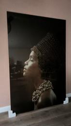 Glasschilderij Nefertiti, Huis en Inrichting, Woonaccessoires | Schilderijen, Tekeningen en Foto's, Ophalen, Zo goed als nieuw