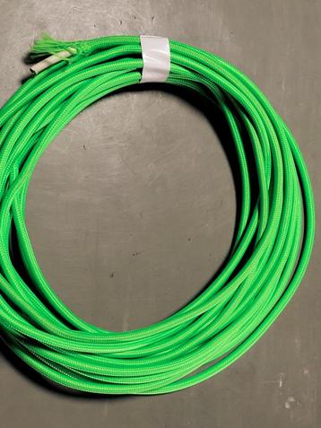 10 m groene KABEL / Electriciteitssnoer / Stroomkabel beschikbaar voor biedingen