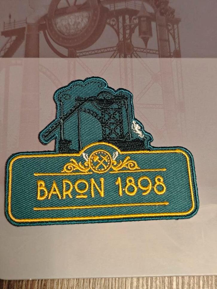 Efteling embleem, de baron. Nieuw! Carnaval, kleding,tas, Hobby en Vrije tijd, Kledingapplicaties en Hotfix, Zo goed als nieuw