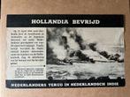 Pamflet/flyer bevrijding Hollandia, Ophalen of Verzenden, Overige soorten, Nederland, Boek of Tijdschrift
