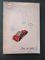 Ken uw auto / Instructieboekje Esso/ 1958, Ophalen of Verzenden, Gelezen, Algemeen