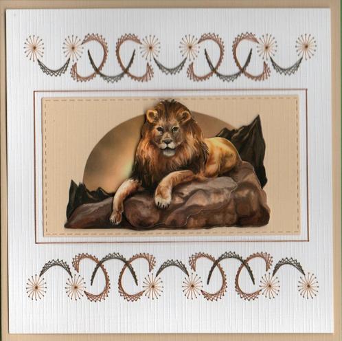 geborduurde 3d kaart nr 106, Hobby en Vrije tijd, Kaarten | Zelfgemaakt, Nieuw, Overige thema's, Ophalen of Verzenden