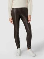 🌻Donker bruine lederlook tregging broek van Cambio 42 44, Cambio, Bruin, Verzenden, Maat 42/44 (L)
