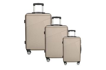 3-delige kofferset met slot