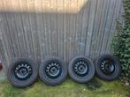 15 inch 4x100 met 4x Michelin Alpin zgan set, Auto diversen, Wieldoppen, Ophalen of Verzenden, Zo goed als nieuw