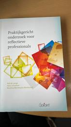 Praktijkgericht onderzoek voor reflectieve professionals, Boeken, Ophalen of Verzenden, R. de Lange; H. Schuman; N. Montesano Montessori