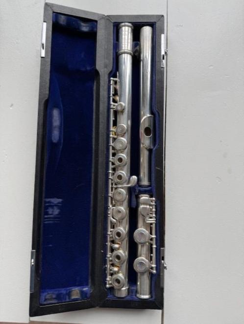 Muramatsu massief zilver, Muziek en Instrumenten, Blaasinstrumenten | Dwarsfluiten en Piccolo's, Gebruikt, Dwarsfluit, Met koffer of tas