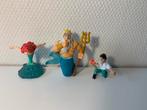 3 Disney Ariel figuurtjes, Ophalen of Verzenden, Overige figuren, Zo goed als nieuw, Beeldje of Figuurtje