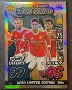 Topps MA EXTRA 21/22 LIMITED EDITION HERO SQUAD MAN UNITED, Ophalen of Verzenden, Zo goed als nieuw, Plaatje