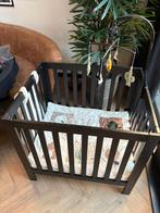 Mooie zwarte houten box, Ophalen of Verzenden, Gebruikt, Vierkant, Boxkleed