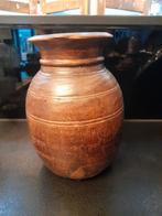 Oude Houten Pot ,  Landelijke Stij  per stuk 16€l, Ophalen of Verzenden