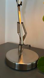 Chrome bureaulamp, instelbaar, Ophalen of Verzenden, Zo goed als nieuw, 50 tot 75 cm