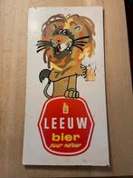 bierreclame plaat, Verzamelen, Biermerken, Ophalen of Verzenden, Nieuw, Reclamebord, Plaat of Schild, Leeuw