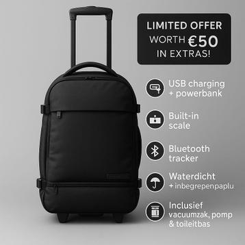 Airback Max – 60L Backpack met Trolleyfunctie & Vacuüm beschikbaar voor biedingen