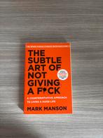 The Subtle Art of Not Giving a F*ck - Mark Manson, Ophalen of Verzenden, Zo goed als nieuw, Overige onderwerpen
