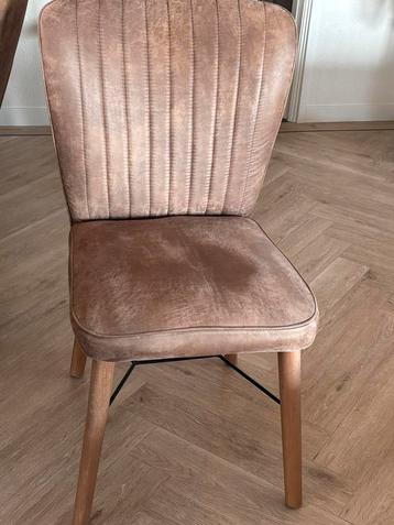 Eetkamerstoelen Eleonora Chiba cognac 8 stuks beschikbaar voor biedingen