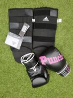 Punch! bokshandschoenen 12 oz en Adidas scheenbeschermers M, Ophalen of Verzenden, Zo goed als nieuw, Boksbeschermers