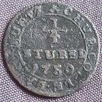 Munt 1/4 Stuber 1750 Stad Keulen Duitsland, Verzenden, Duitsland