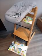 Stokke Tripp Trapp stoel, met newbornset + babyset + kussens, Kinderen en Baby's, Kinderstoelen, Ophalen, Gebruikt, Meegroeistoel