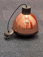 QAZQA Hanglamp Industrieel Koperkleurig met grijs metaal, Ophalen of Verzenden, Zo goed als nieuw, Metaal, Minder dan 50 cm