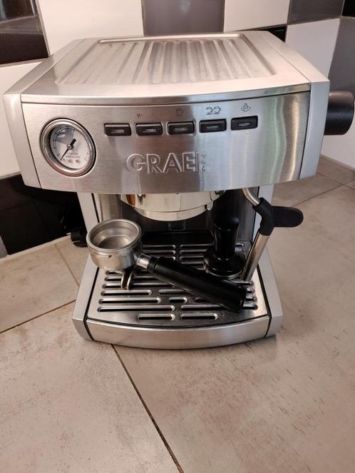 Graef espressoapparaat ES85 + koffiemolen CM800, Witgoed en Apparatuur, Koffiezetapparaten, Gebruikt, Gemalen koffie, Koffiebonen