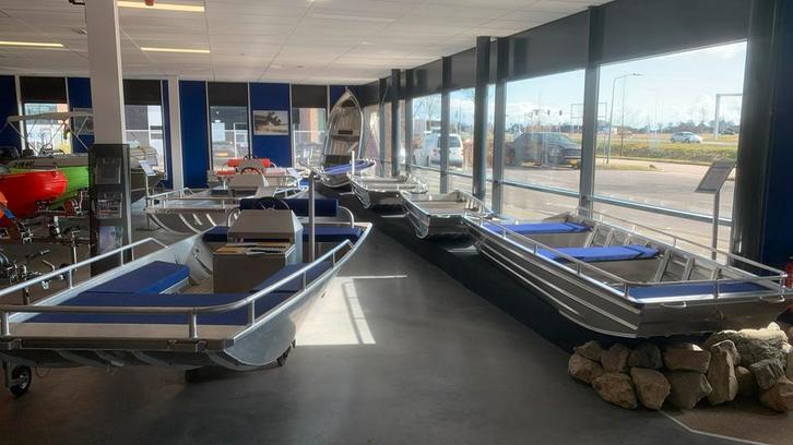 Diverse Aluminium bootjes - aluminium platbodem of V romp, Watersport en Boten, Vis- en Consoleboten, Nieuw, Tot 10 pk, 3 tot 6 meter