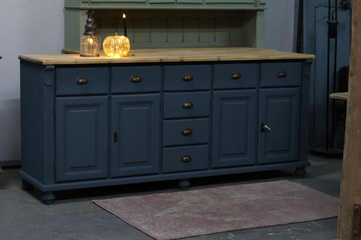 Dressoir Sea Fog – Landelijk & Tijdloos, Huis en Inrichting, Kasten | Dressoirs, Zo goed als nieuw, 150 tot 200 cm, 25 tot 50 cm