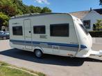 Caravan Hobby de Luxe 450 voortent fietsendrager, Schokbreker, Hobby, Treinzit, 750 - 1000 kg