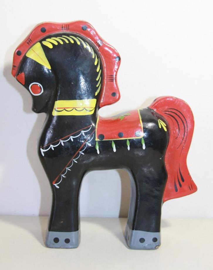 Vintage Russisch houten paard, Antiek en Kunst, Kunst | Niet-Westerse kunst, Ophalen