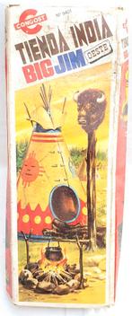 Big Jim Poppen Indianen Tent & Accessoires Compleet in Doos!, Verzamelen, Ophalen of Verzenden, Zo goed als nieuw