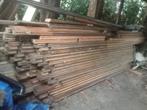77 HOUTEN BALKEN PLANKEN BLOKHUT HOUT 4,5 DIK, Doe-het-zelf en Verbouw, Hout en Planken, Ophalen, Gebruikt, 25 tot 50 mm, 250 tot 300 cm
