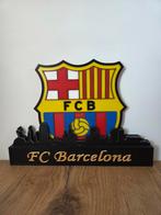 Uniek 3d FC Barcelona logo met skyline, Ophalen of Verzenden, Nieuw, Buitenlandse clubs, Beeldje of Poppetje