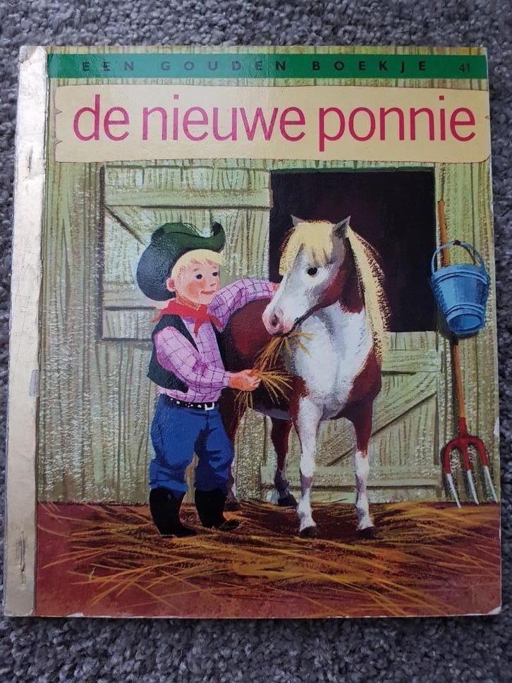 Boek : Een gouden boekje ... de nieuwe ponnie -- nr. 41 --, Boeken, Kinderboeken | Jeugd | onder 10 jaar, Gelezen, Fictie algemeen