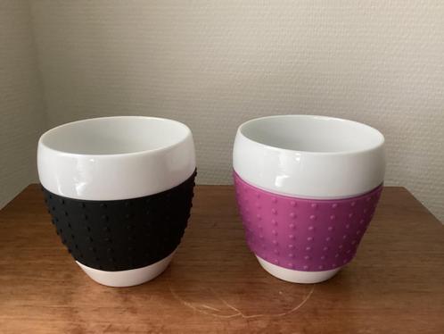Bekers Bodum design mok Pavina siliconen porselein, Huis en Inrichting, Keuken | Servies, Zo goed als nieuw, Kop(pen) en/of Schotel(s)