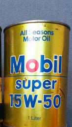 Mobil oil olieblik, Verzamelen, Blikken, Ophalen of Verzenden, Zo goed als nieuw, Overige