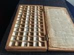 Antieke Letterdoos B.C.A., Antiek en Kunst, Antiek | Speelgoed, Ophalen of Verzenden