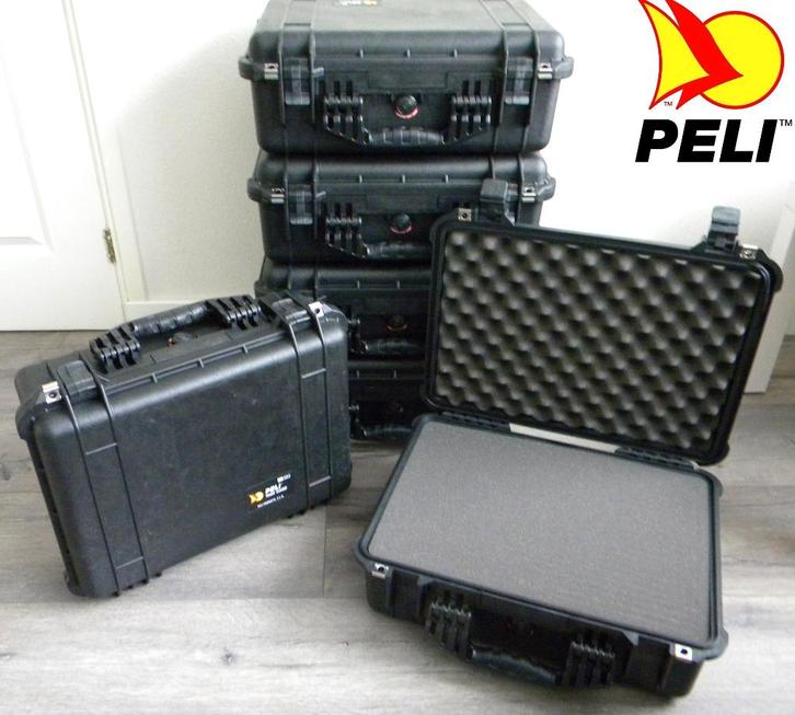 PELI CASE 1520 Met Plukfoam in 3 kleuren leverbaar, Audio, Tv en Foto, Fotografie | Fototassen, Nieuw, Overige typen, Overige merken