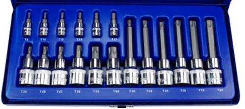 Torxbit dopset 18dlg. (NIEUW), Auto diversen, Overige Auto diversen, Ophalen of Verzenden