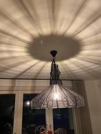 Zwarte Ronde Hanglamp hoog 65 cm - breed 70cm, Huis en Inrichting, Lampen | Hanglampen, Ophalen, 50 tot 75 cm, Zo goed als nieuw